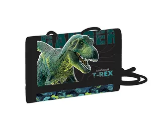 Textil-Geldbörse für Kinder Premium Dinosaurus